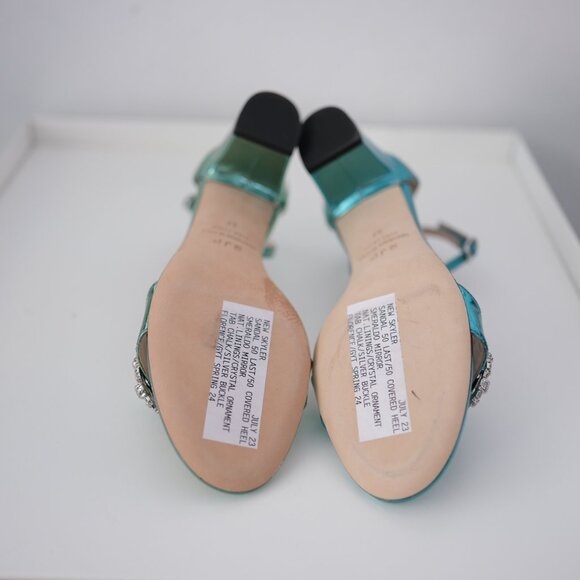 😍SJP by Sarah Jessica Parker iconic Metallic Heels EU 37 - Picture 2 of 4